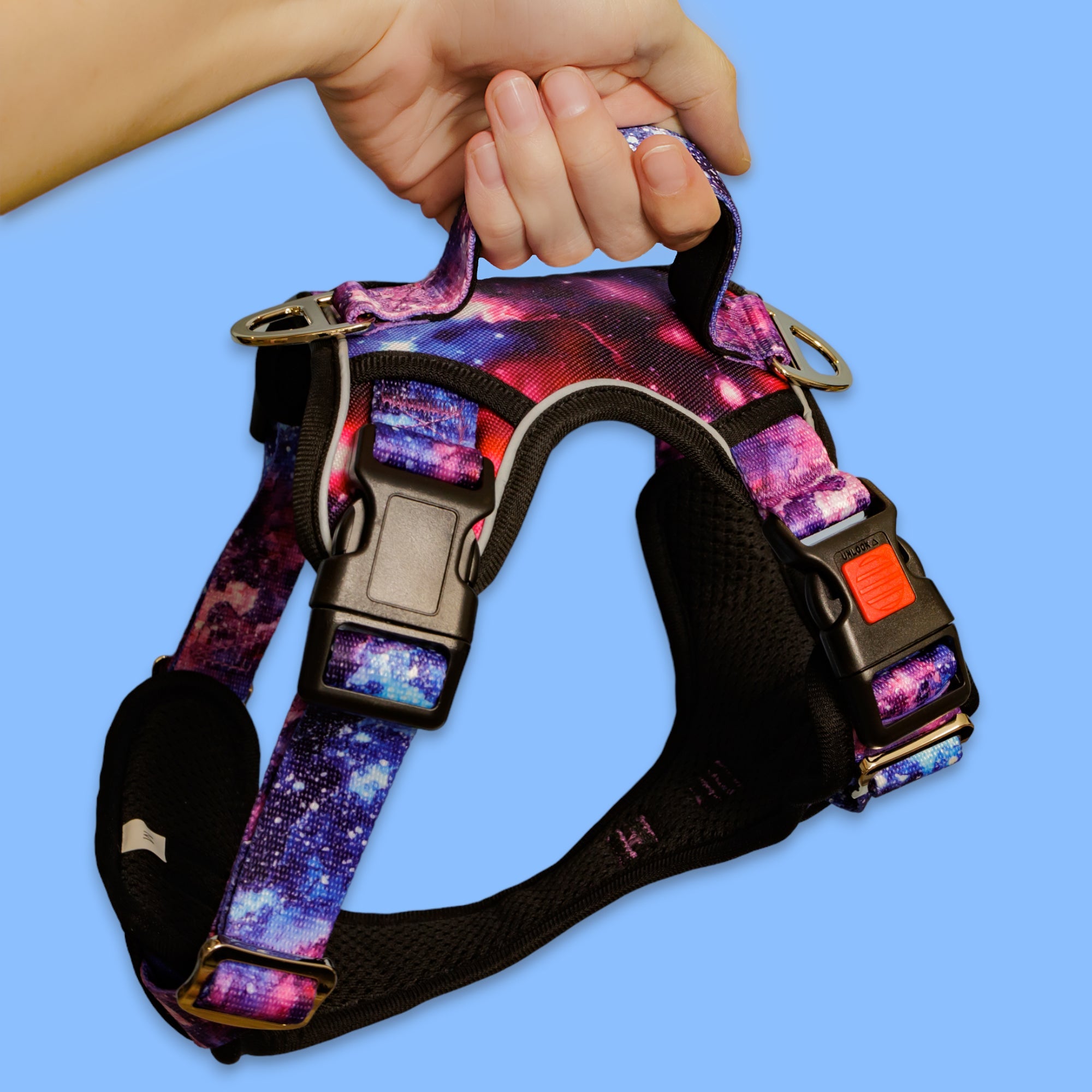 No Pull Dog Harness Step in Reflective Heavy Duty Easy Reach H