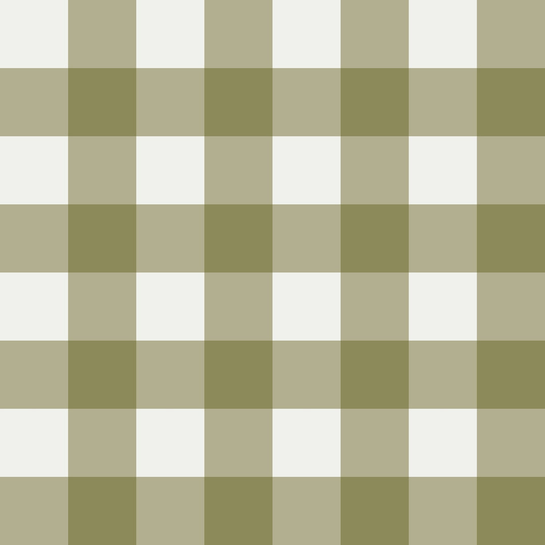 Olive Gingham Dog Collars & Accessories | Dizzy Dog Collars