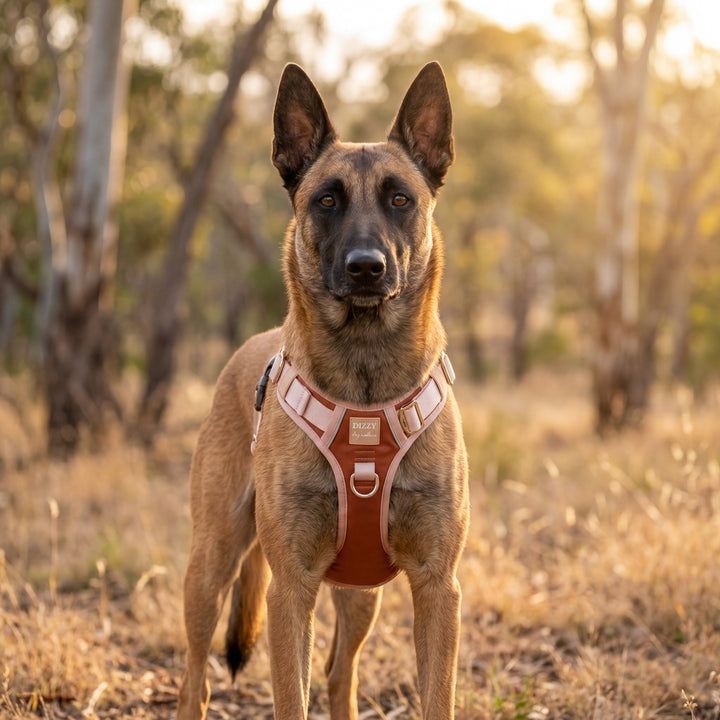 The Chai No Pull Dog Harness | Stainless Steel Step-In with Handle