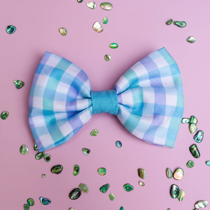 Breezy Blue Gingham | Bow Tie