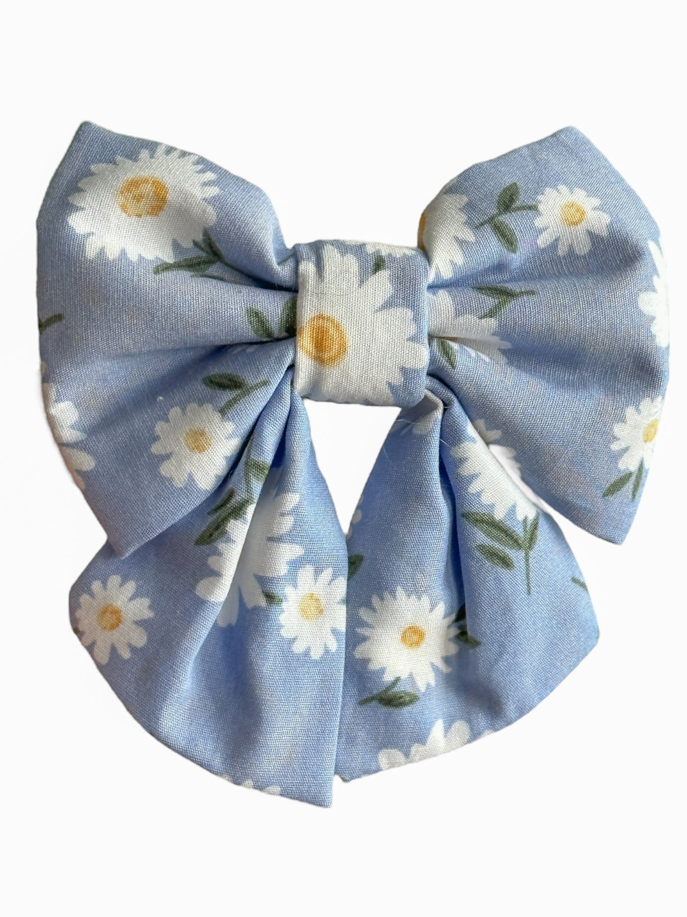 Sailor Bow Tie - Blue Daisy-Dizzy Dog Collars