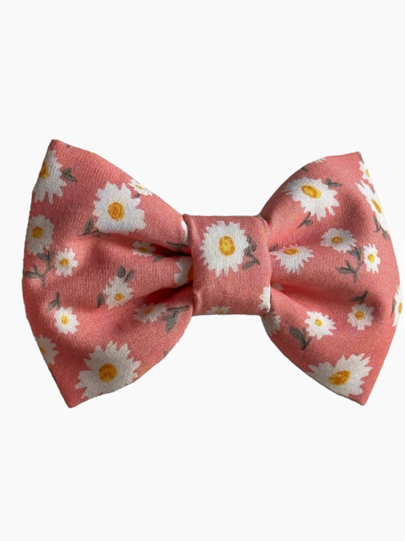 Bow Tie - Peach Daisy-Dizzy Dog Collars