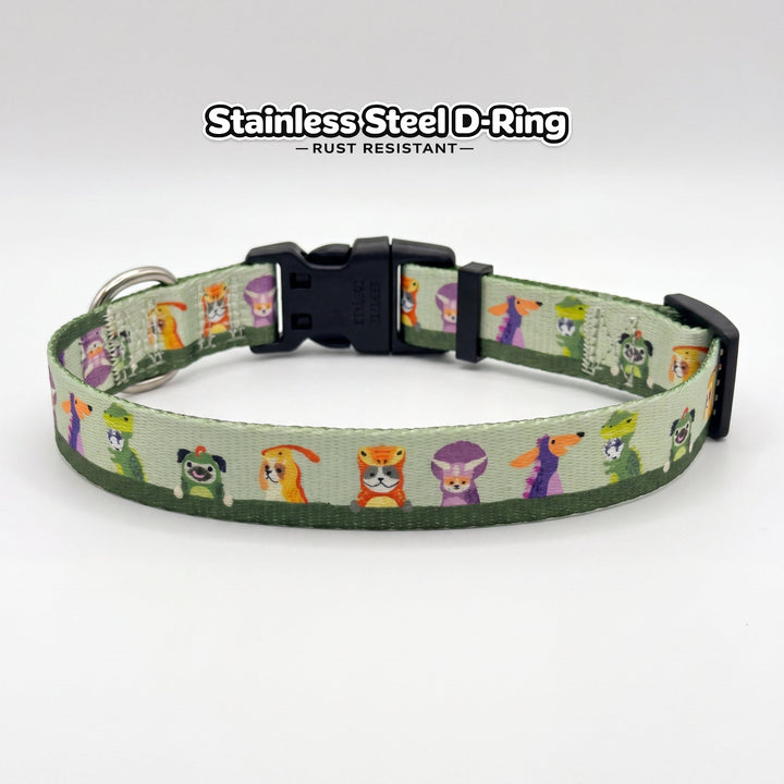 Mesozoic Mischief
-  Dog Collar | Value Range Dog Collar | Stainless Steel