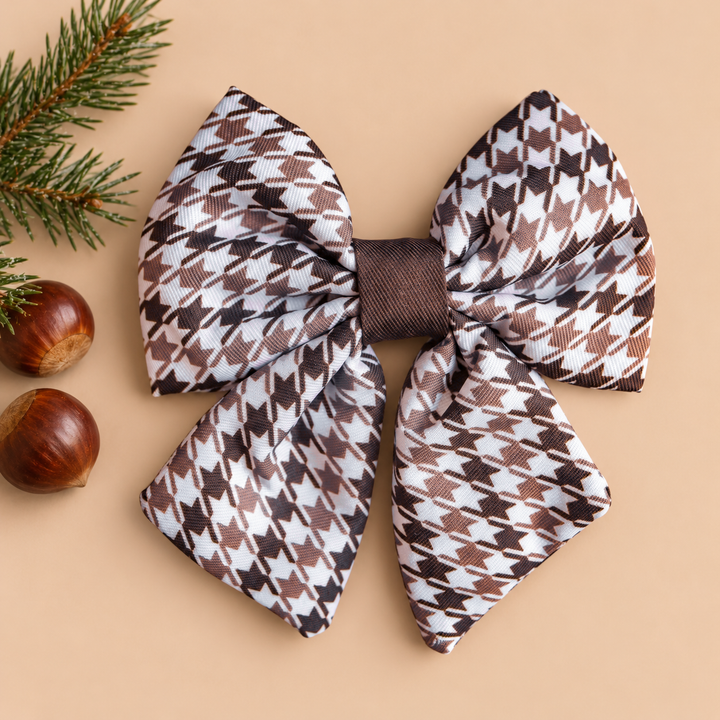 Chestnut Tweed : Sailor Bow Tie
