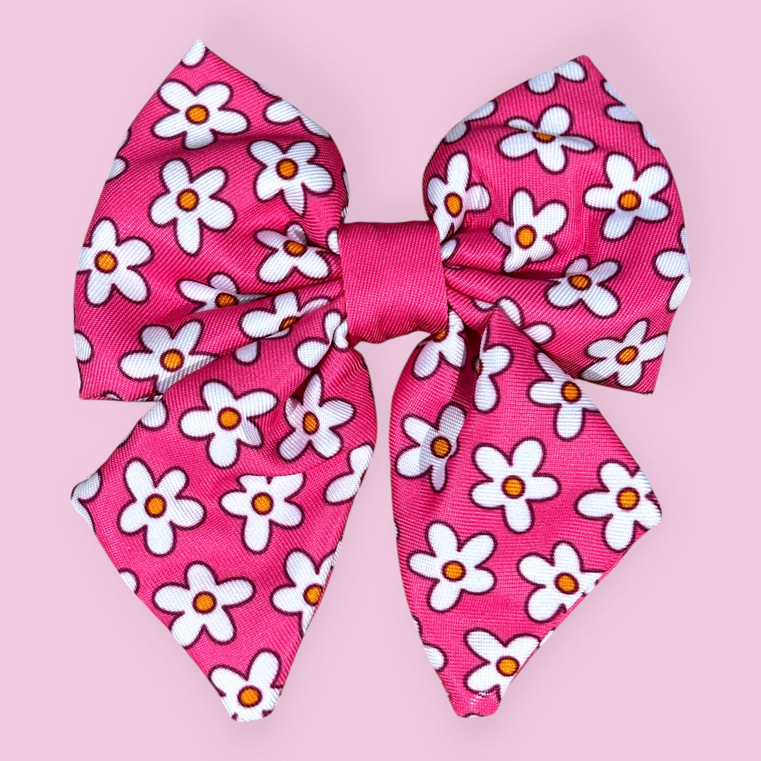 Darling Daisy: Pink Daisy | Bow Tie