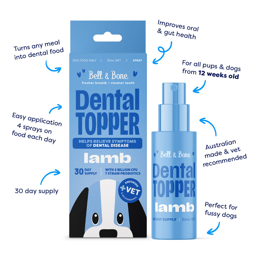 Bell & Bone Dog Dental Topper Lamb 30ml