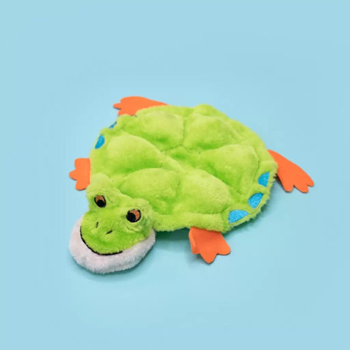 Zippy Paws Squeakie Crawler Plush Squeaker Dog Toy - Toby the Tree Frog
