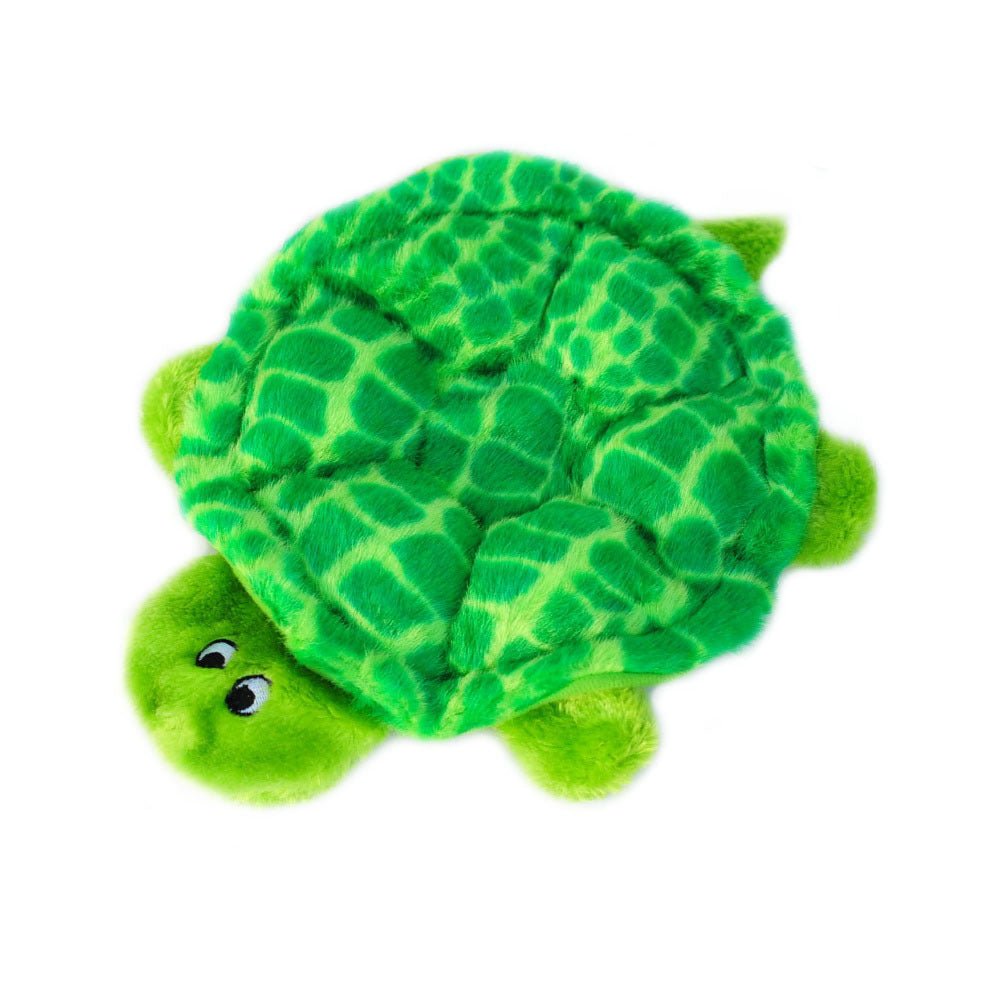 Zippy Paws Squeakie Crawler Plush Squeaker Dog Toy - SlowPoke the Turtle