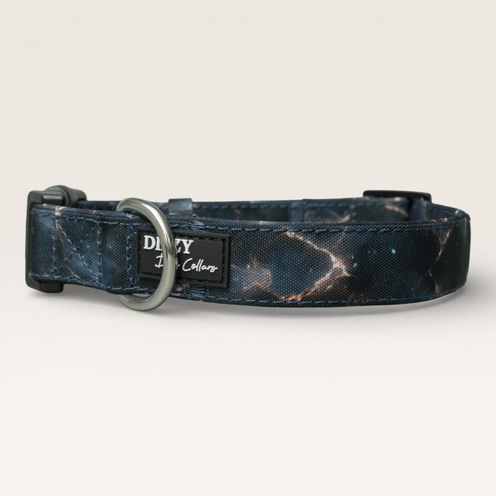 Nebula Nightfall  Dog Collar | Neoprene & Stainless Steel Dog Collar