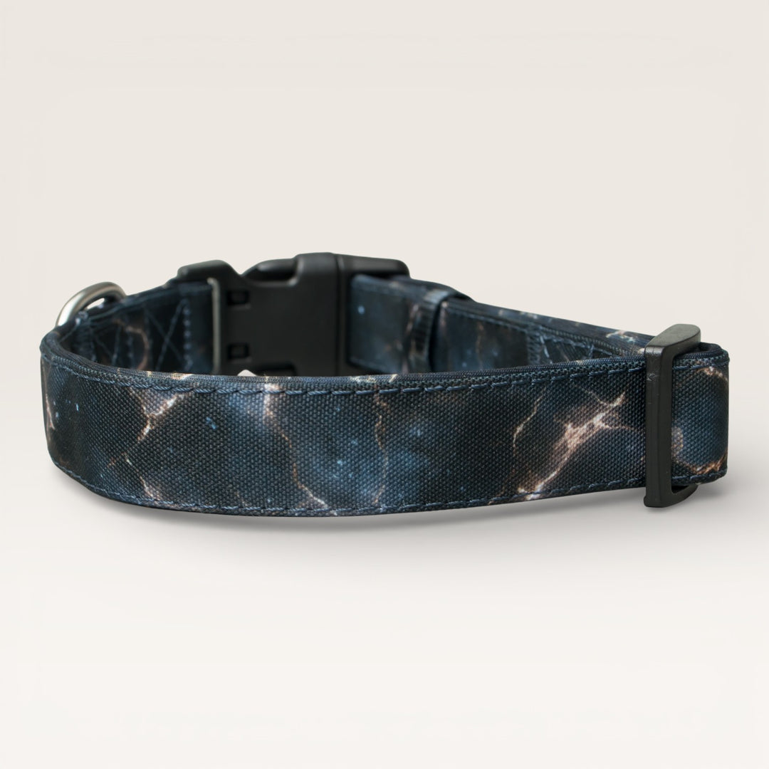 Nebula Nightfall  Dog Collar | Neoprene & Stainless Steel Dog Collar