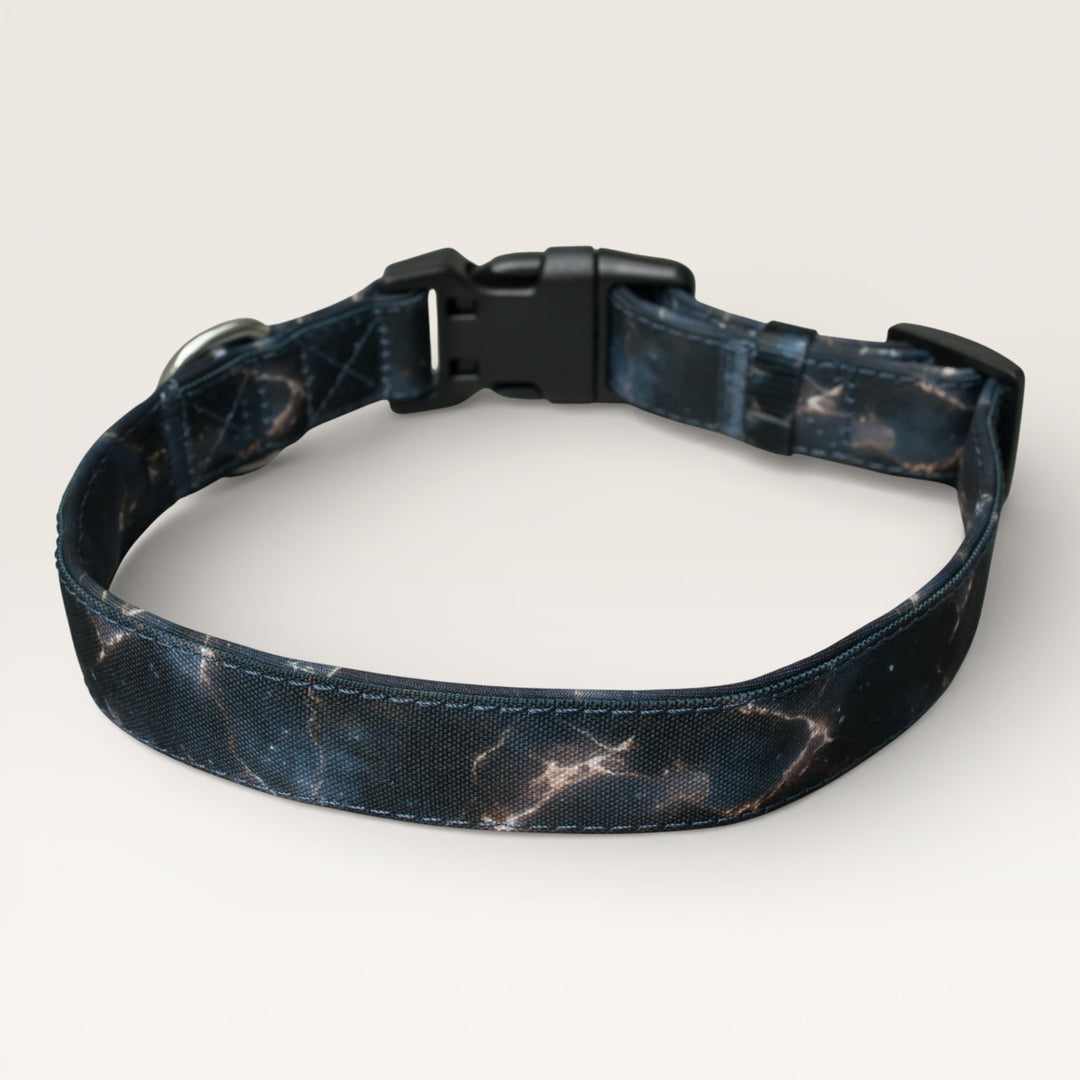 Nebula Nightfall  Dog Collar | Neoprene & Stainless Steel Dog Collar
