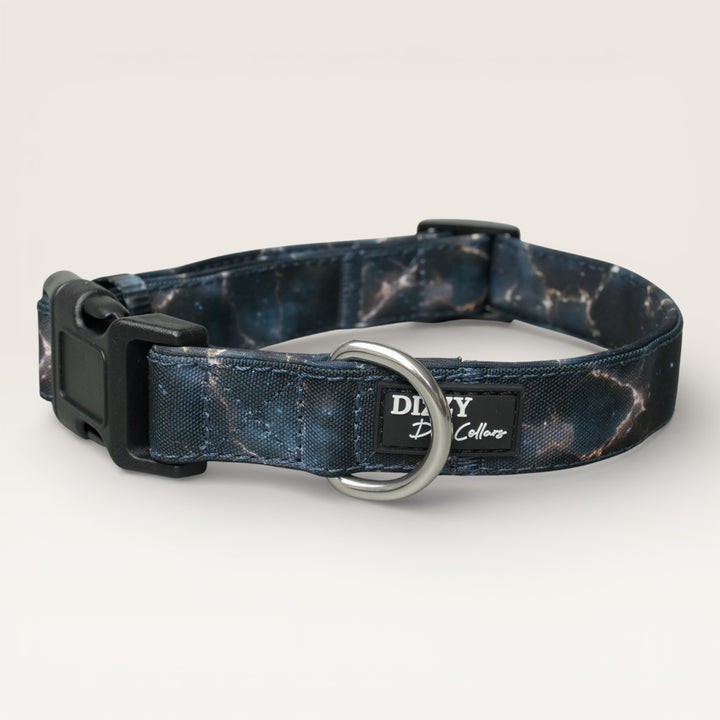 Nebula Nightfall  Dog Collar | Neoprene & Stainless Steel Dog Collar