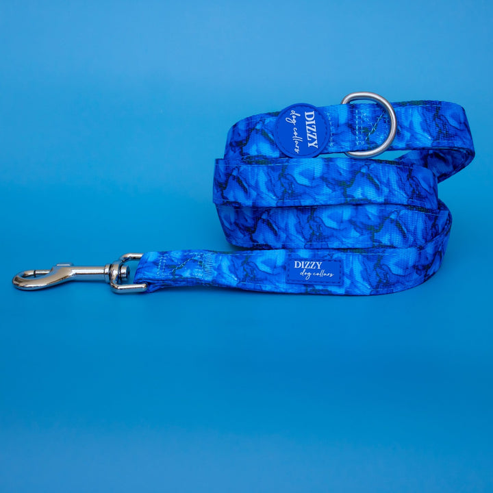 Blue Marble Dog Leash | Fully Padded Leash