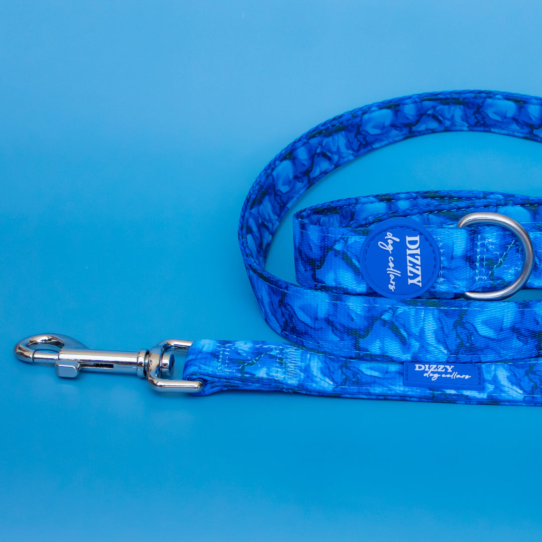 Blue Marble Dog Leash | Fully Padded Leash