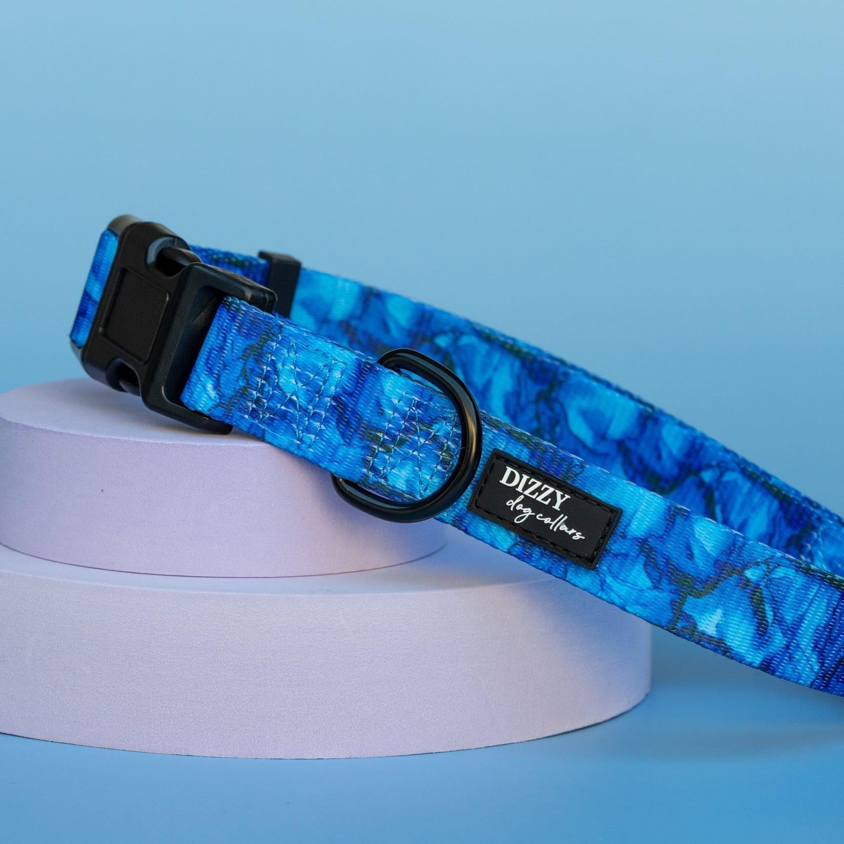 Blue Marble Dog Collar Value Range Dog Collar **DISCONTINUED