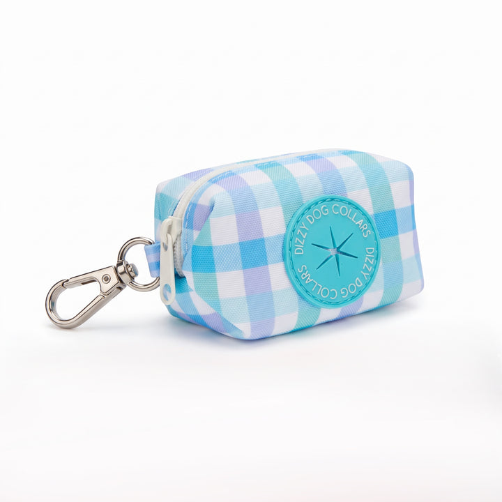 Breezy Blue Gingham | Waste Bag Holder