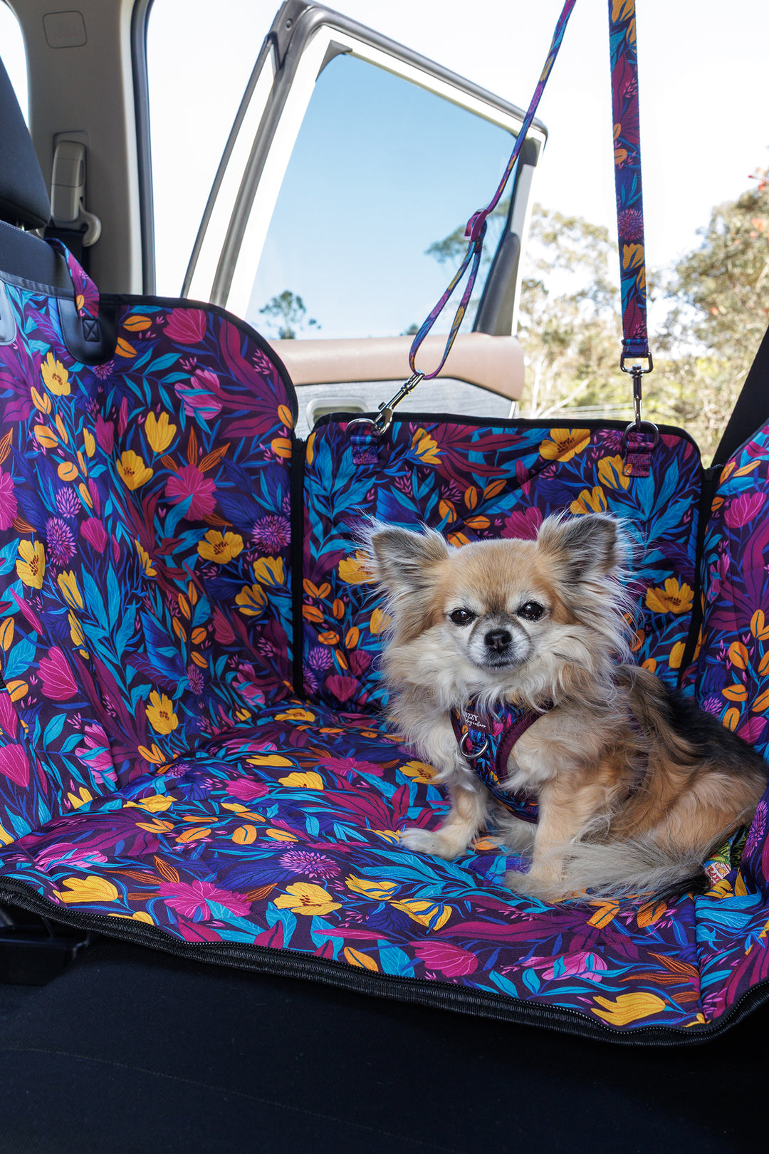 Car Seat Hammock: 2 in 1 Back Seat Cover | Sapphire Showers