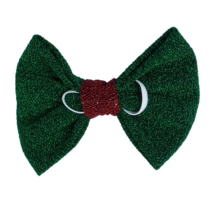 Dog Christmas Bow Tie | Elf Sparkle