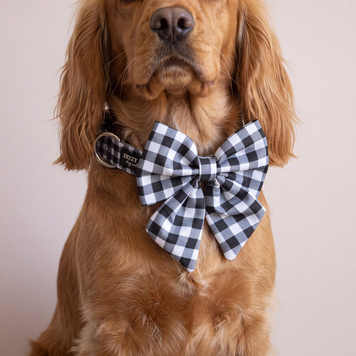 Classic Gingham Sailor Bow Tie