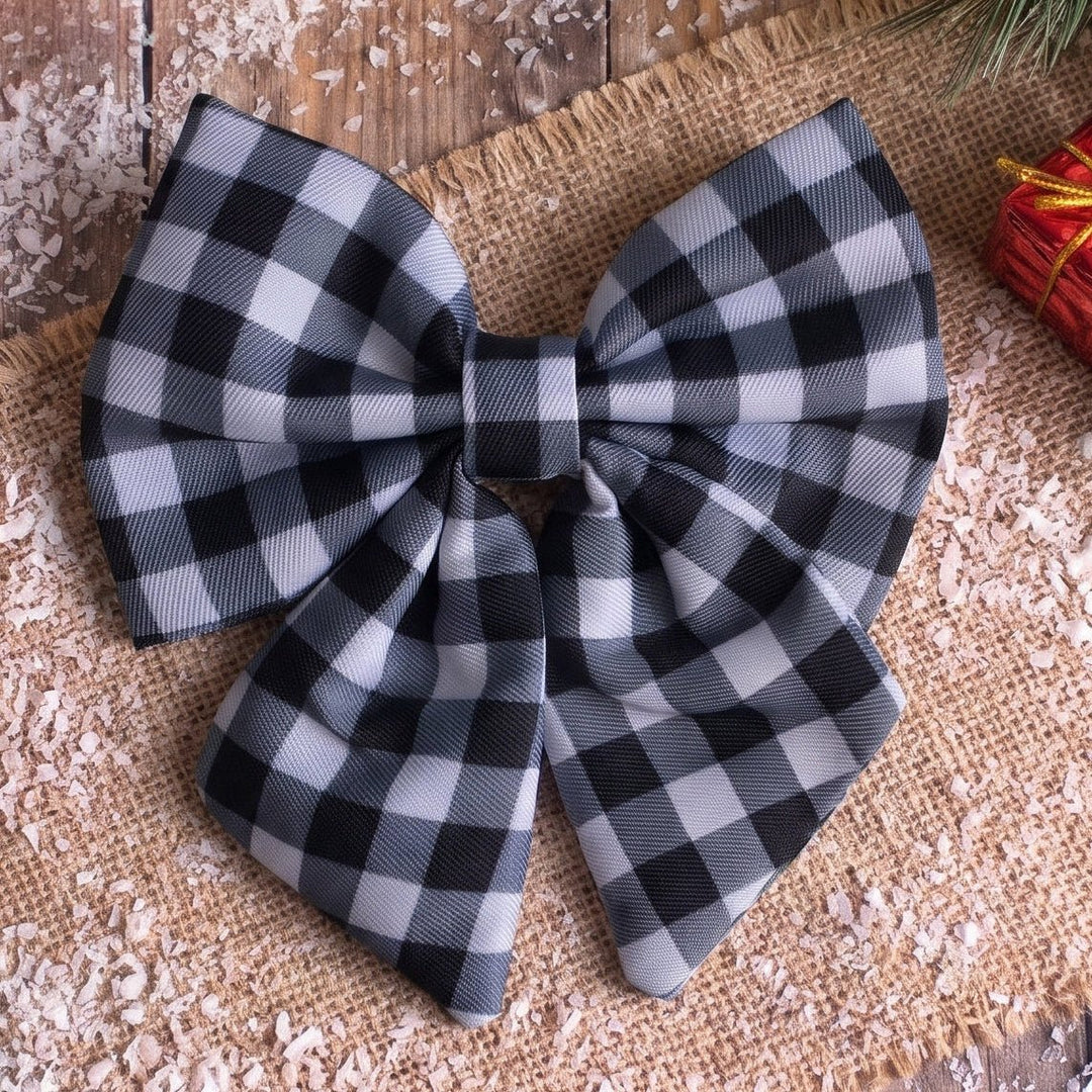Classic Gingham Sailor Bow Tie