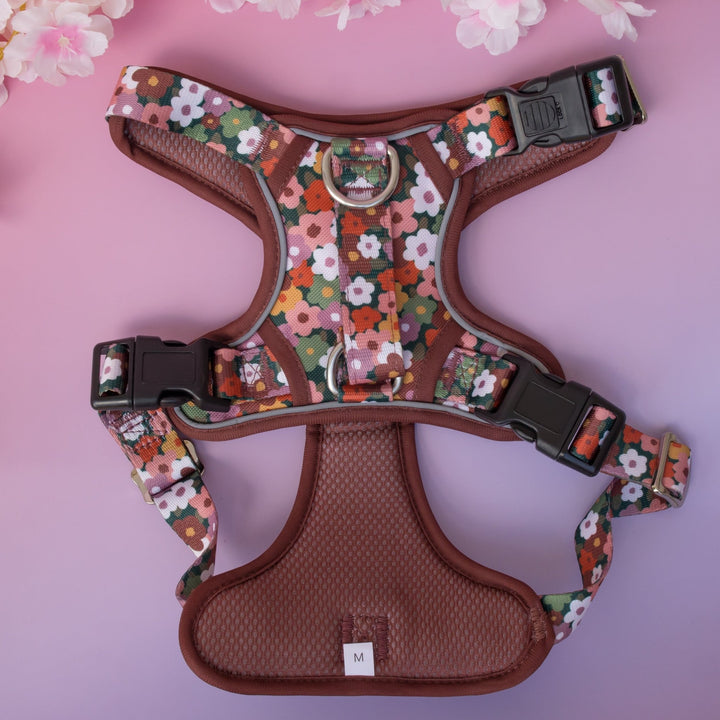 No Pull Dog Harness with Handle | Step in & Reflective | STAINLESS STEEL | Autumn Acres