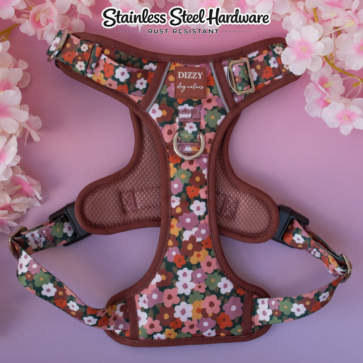 No Pull Dog Harness with Handle | Step in & Reflective | STAINLESS STEEL | Autumn Acres