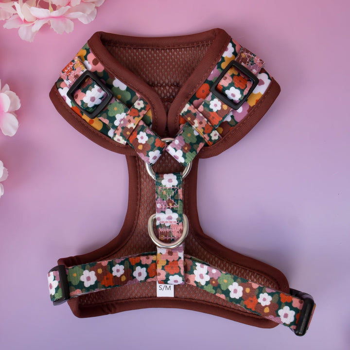 Autumn Acres Neck Adjustable Dog Harness | Stainless Steel Hardware