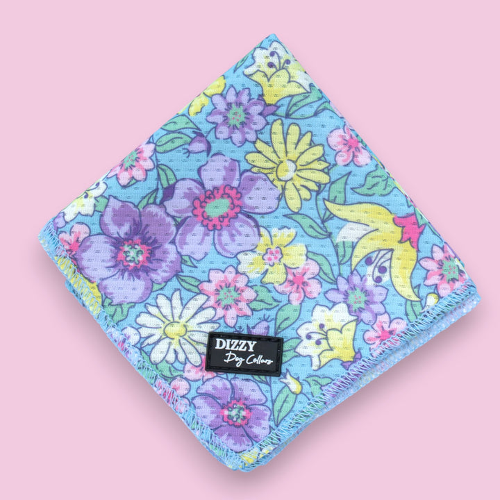 Floral Fable Dog Bandana - Tie Up Style