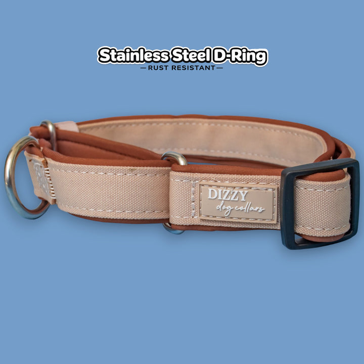 The Chai Martingale Dog Collar | Canvas & Neoprene