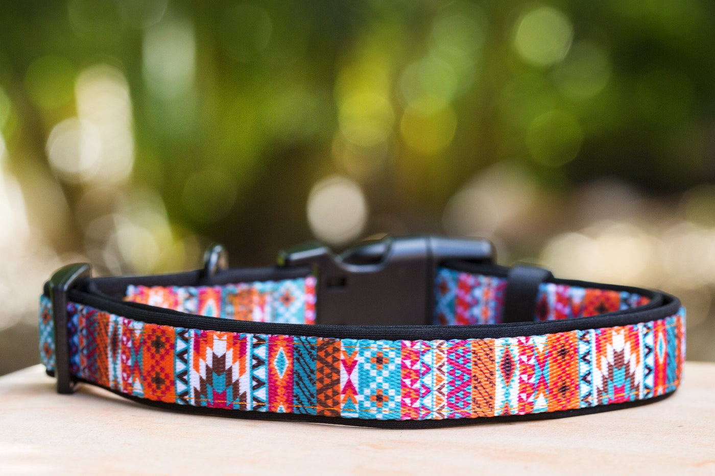 EXTRA SMALL Sale - Rustic Aztec. 1.5cm wide-Dog Collar-Dizzy Dog Collars