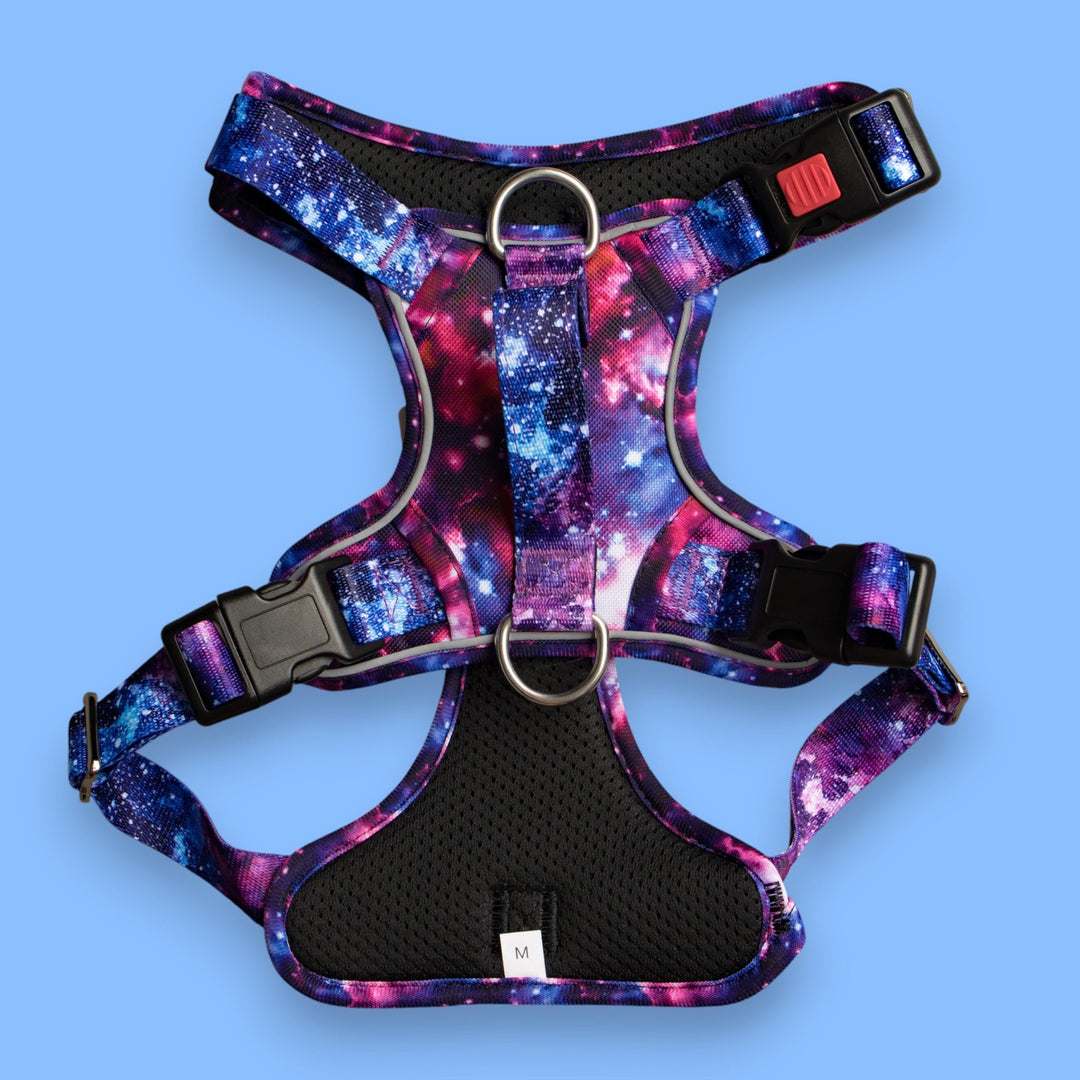 No Pull Dog Harness with Handle | Reflective & Stainless Steel | Galaxy