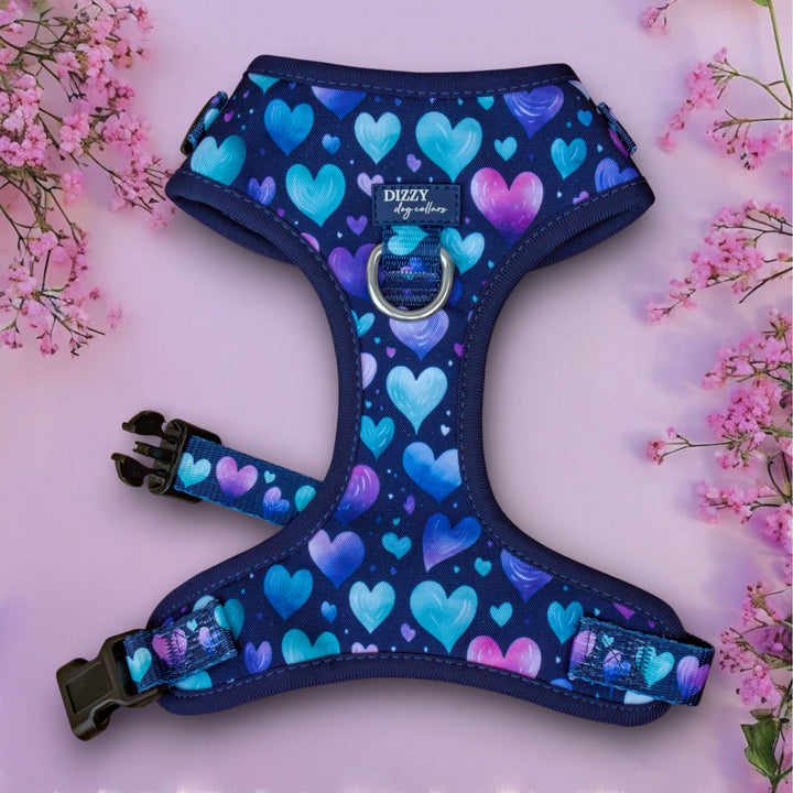 DOG HARNESS | Hearts & Harmony | Adjustable Dog Harness