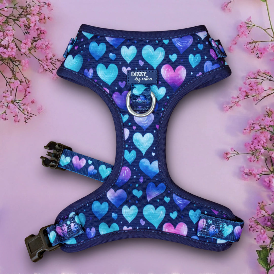 DOG HARNESS | Hearts & Harmony | Adjustable Dog Harness