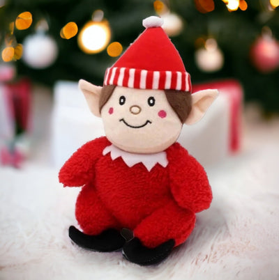 Holiday Cheeky Chumz - Red Elf-Toy-Dizzy Dog Collars