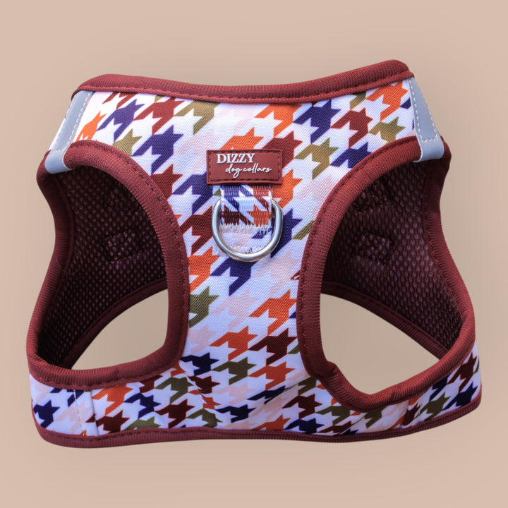 Heritage Hound Step In Dog Harness: No Pull Harness | For XS to Medium Dogs & Cats |STAINLESS STEEL| Heritage Hound