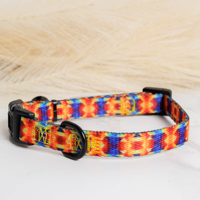 Kaleidoscope Cat Collar | Toy Breed Dog Collar | Puppy Collar-puppy/cat-Dizzy Dog Collars