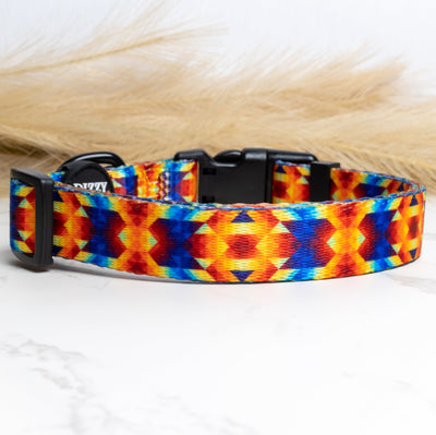Kaleidoscope Dog Collar | Value Range Dog Collar-Dog Collar-Dizzy Dog Collars