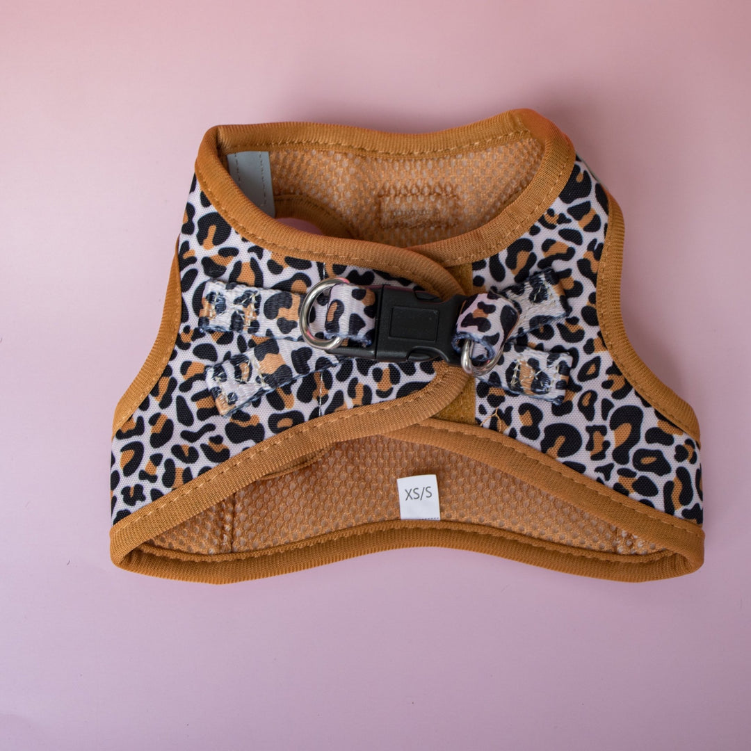 Latte Leopard: Step In Dog Harness