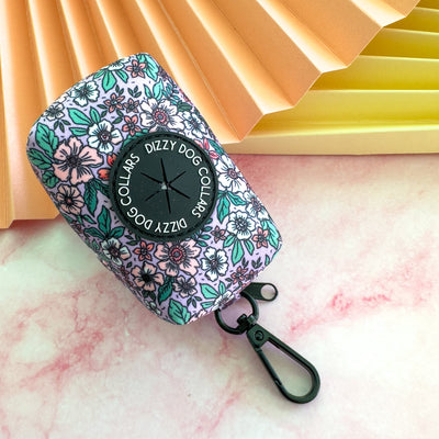 Lilac Floral | Waste Bag Holder-Dizzy Dog Collars