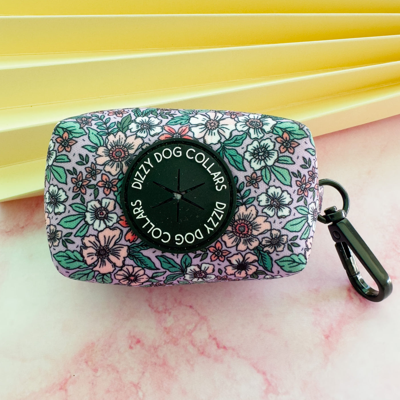 Lilac Floral | Waste Bag Holder-Dizzy Dog Collars