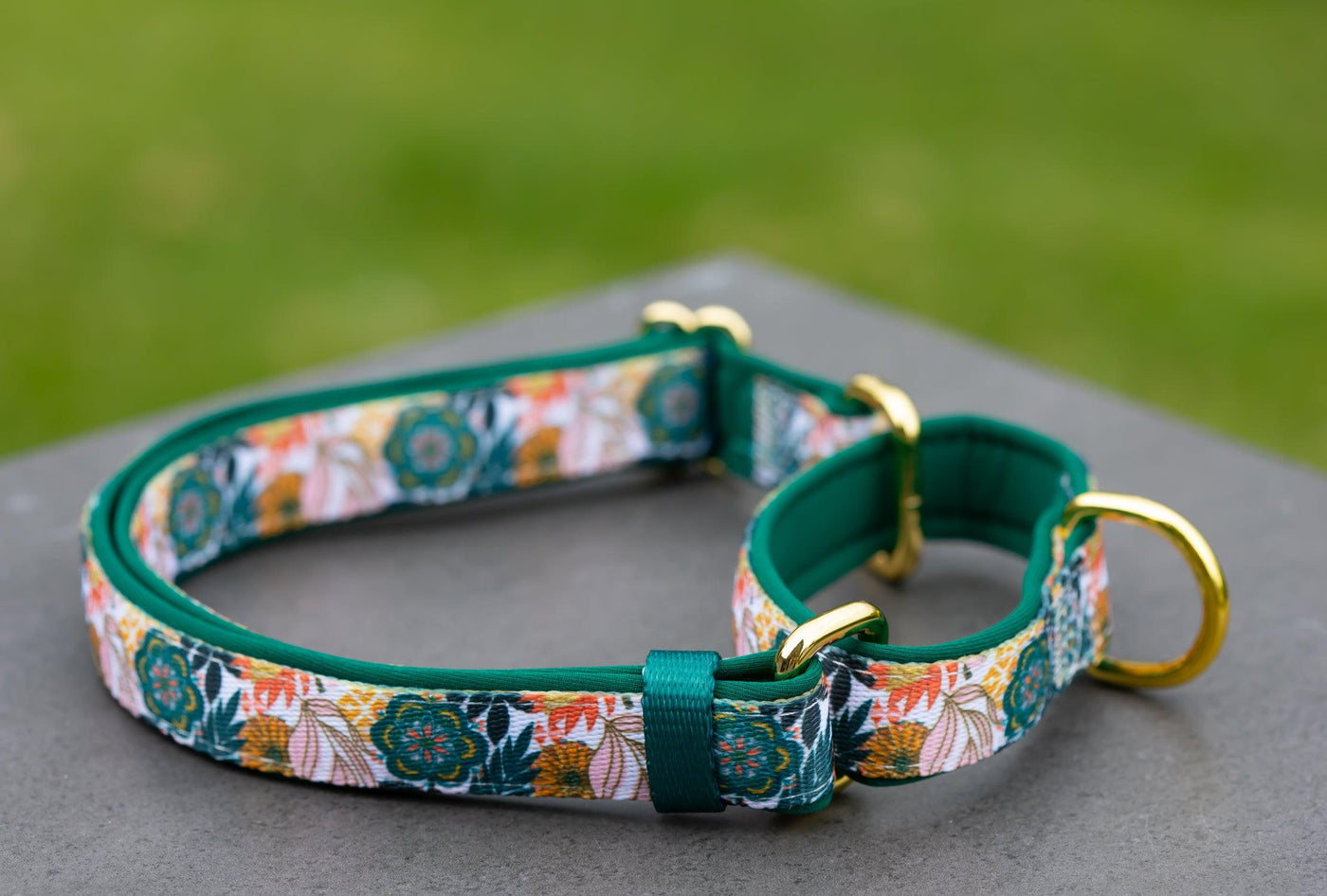 Martingale Dog Collar - Bohemian Garden-Dog Collar-Dizzy Dog Collars
