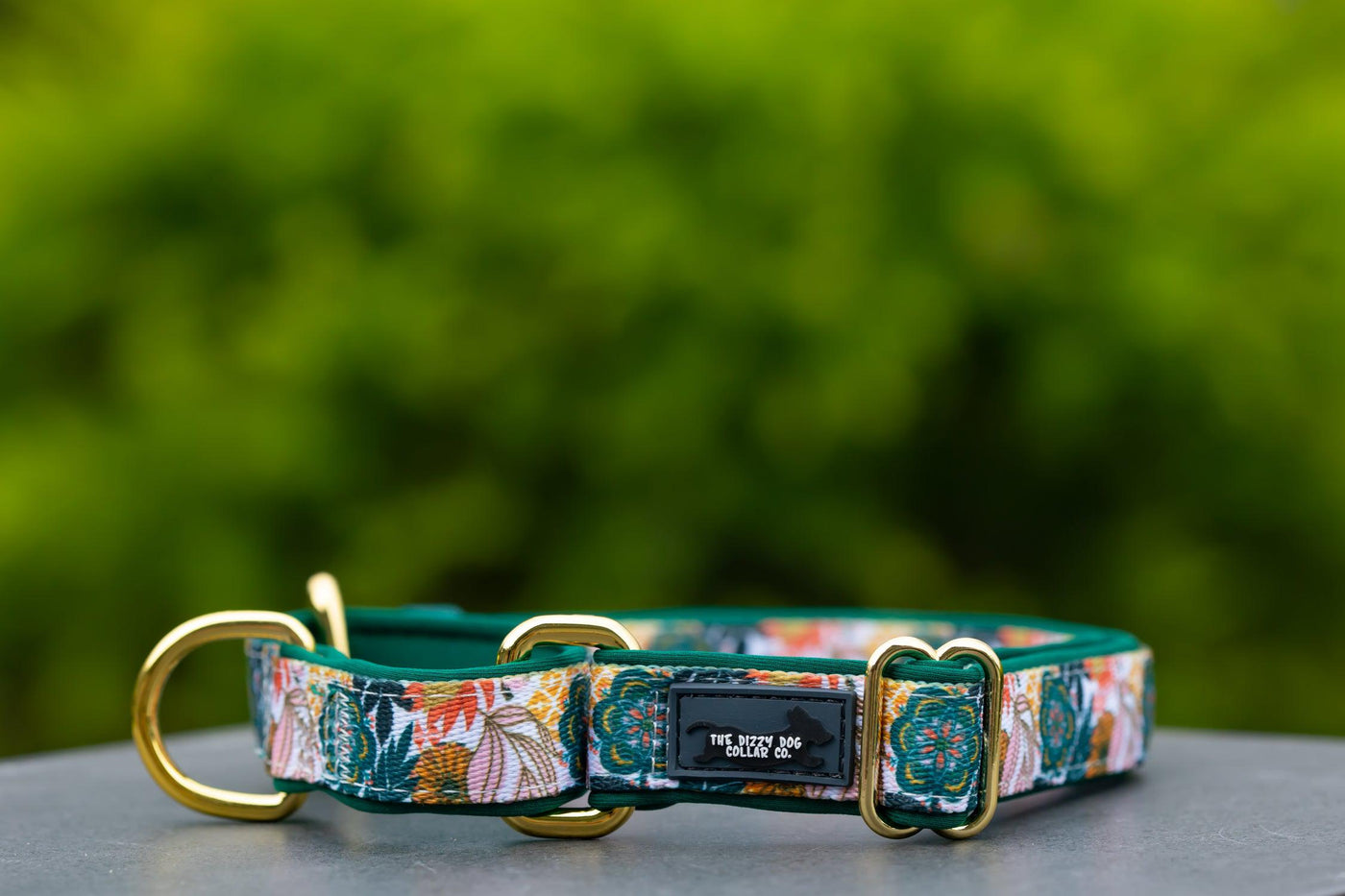 Martingale Dog Collar Bohemian Garden LARGE ONLY Dizzy Dog Collars