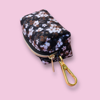 Midnight Cherry Blossoms | Waste Bag Holder-Waste Bag-Dizzy Dog Collars