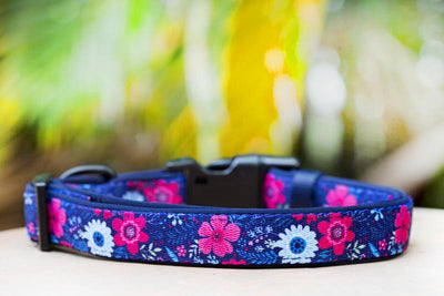 Navy Floral Bundle | Save up to 20%-Dog Collar-Dizzy Dog Collars