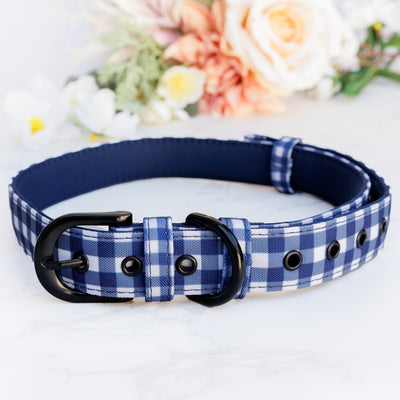Navy Gingham Bundle | Save up to 20%-Dog Collar-Dizzy Dog Collars