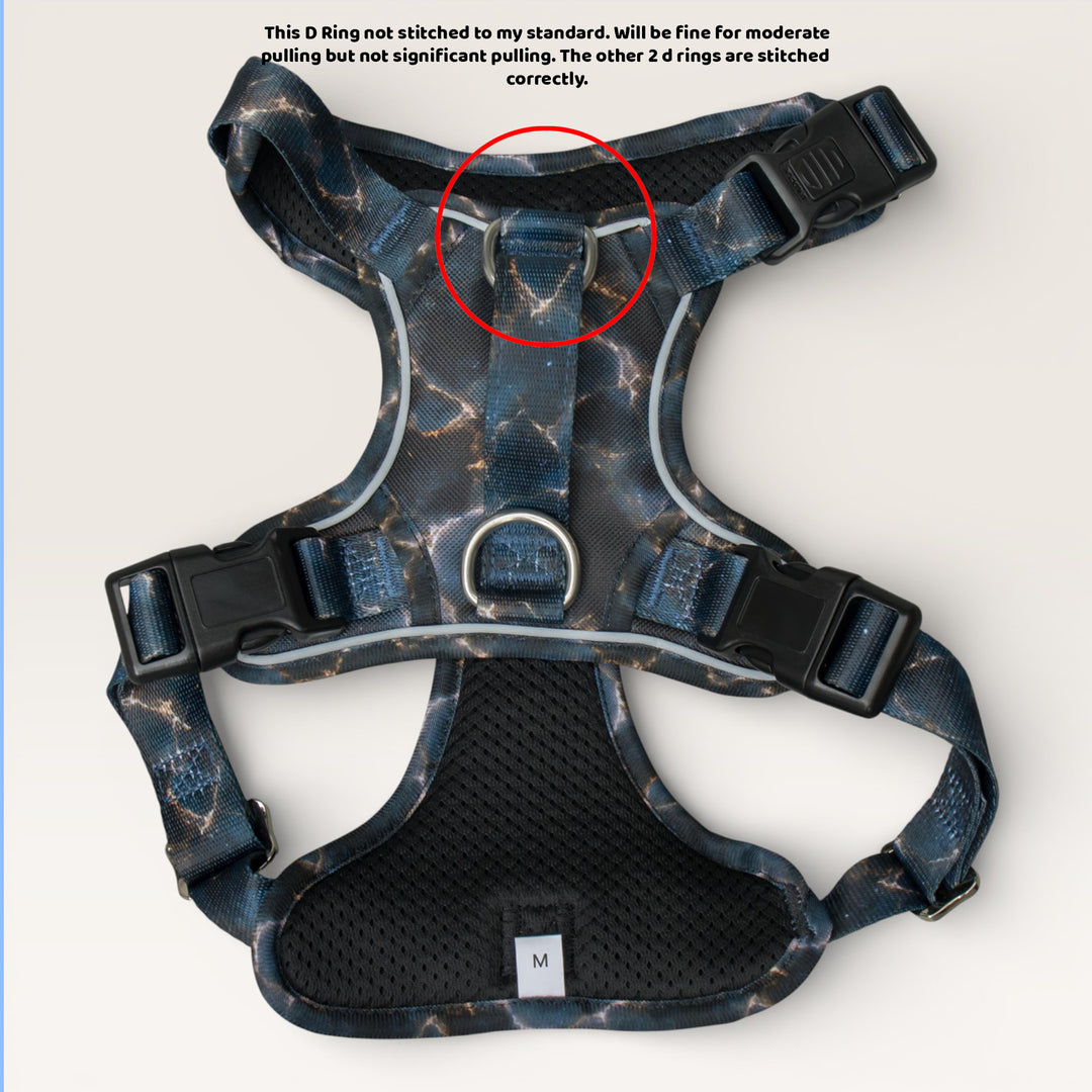 ****SECONDS*** No Pull Dog Harness with Handle |  Nebula