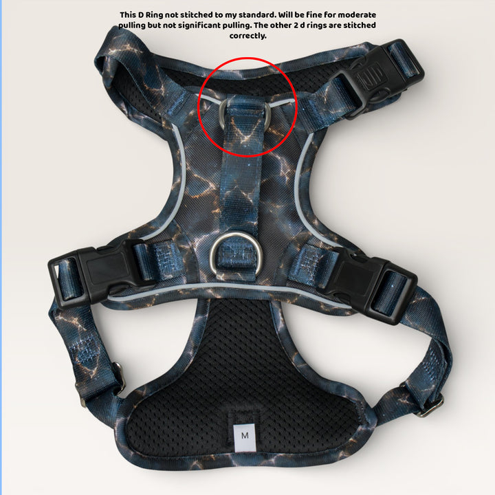 ****SECONDS*** No Pull Dog Harness with Handle |  Nebula
