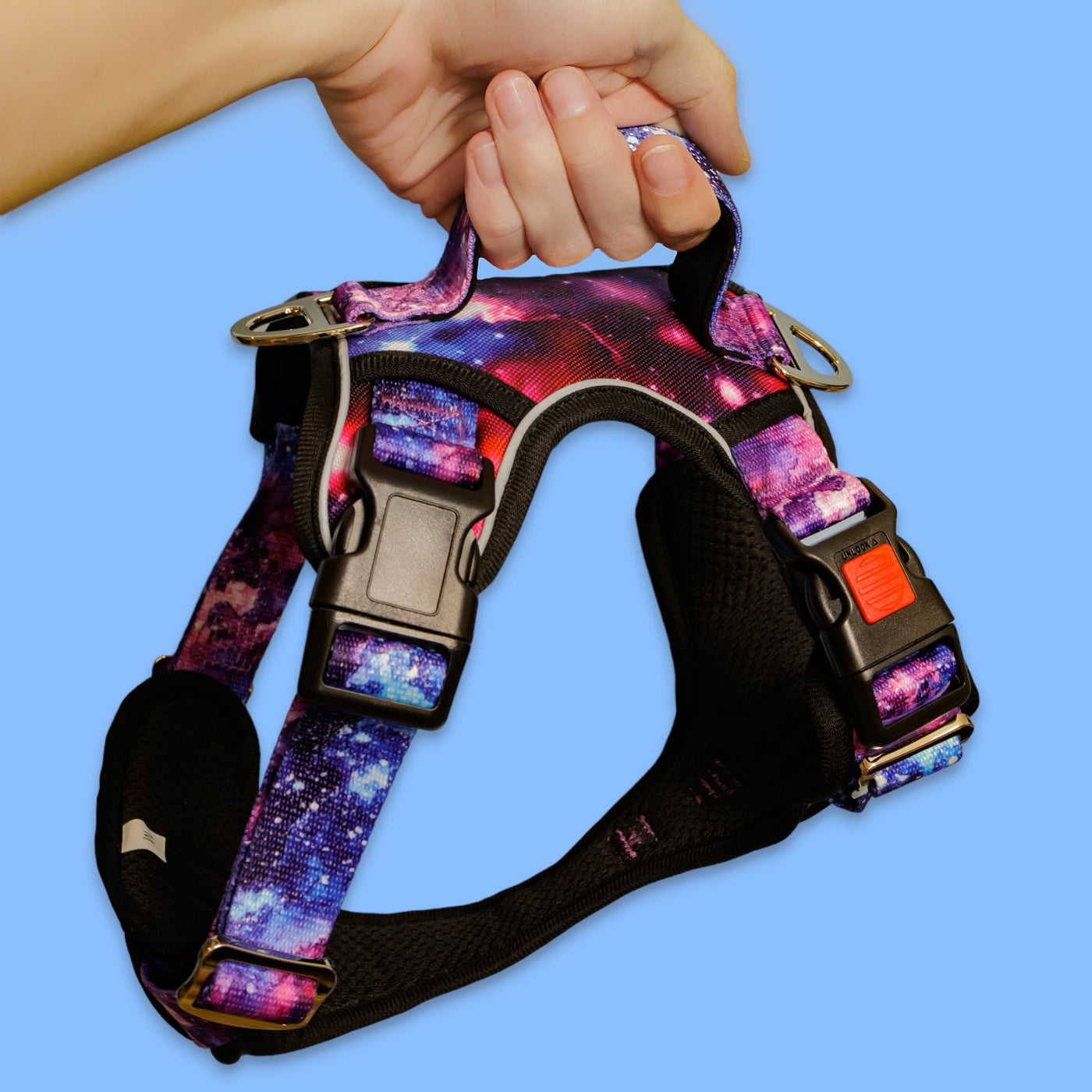 COMING SOON | No Pull Dog Harness | Step in | Reflective | Heavy Duty | Easy Reach Handle | Galaxy-No Pull-Dizzy Dog Collars