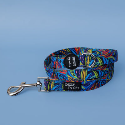 Oasis Dog Leash | Canvas & Neoprene | High Quality Fully Padded Leash-Leash-Dizzy Dog Collars
