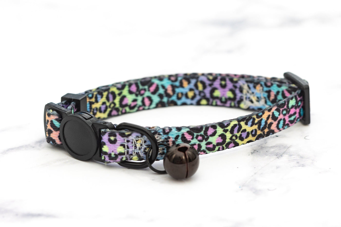 Ombre Leopard Cat Collar / Toy Breed Dog Collar / Puppy Collar-Dizzy Dog Collars